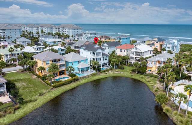 The Pearl Showcases a Pool & Lakeview in Cinnamon Beach! Short Walk to Beach