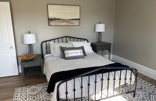 The Peoples farm house is located in the heart of North Liberty.