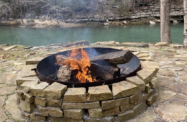 The perfect autumn escape fire pit, hiking