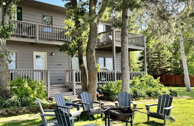 The Point on Gull Lake – Unit 2: 2BR Lakeside w/Patio, Dock & Garage