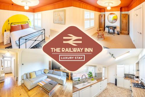 The Railway Inn MK 3 Bedroom Luxury Stay Sauna, Jacuzzi, Parking & Wi-Fi