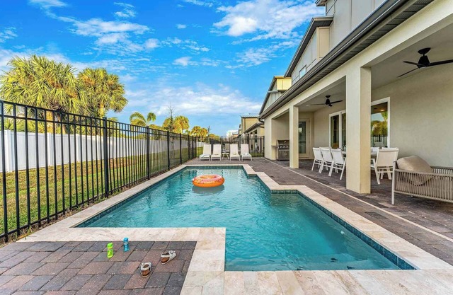 The Seanic Estate | Luxe Beach Villa w Pirate BR, Casino, Arcade, Near Disney