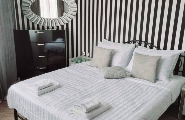 The spacious apartment with sea view is located on the Bulgarian Black Sea Coast