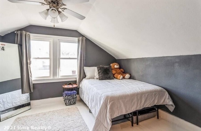 This bungalow is full of character and charm for your stay in small town Iowa