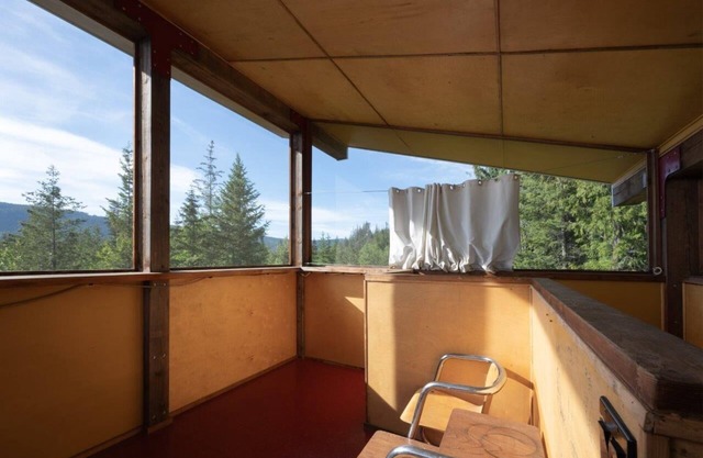 Tin Poppy ~ Retro-Modern Forest Cabin + WIFI in the Larch Hills near Salmon Arm