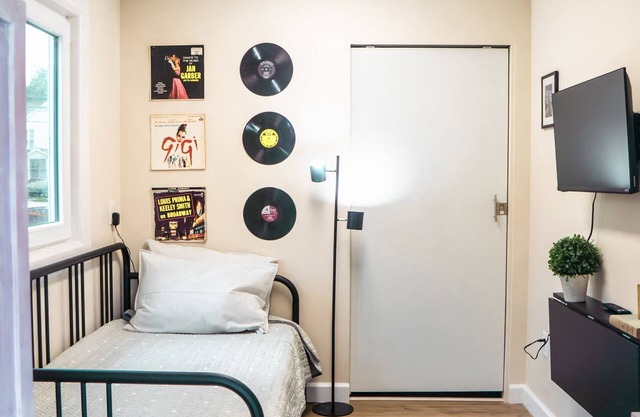 Tiny clean & simple hotel style room