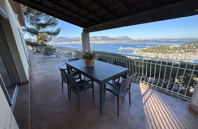 Top of villa, full sea view