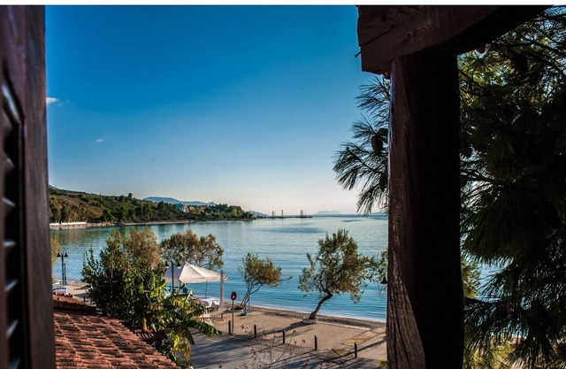 Traditional, rustic, seafront villa, just steps away from the beach.