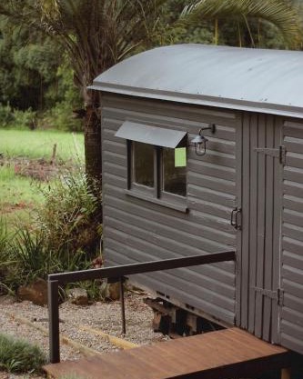 Train Carriage Tiny Home in the Byron Hinterland