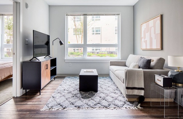 Trendy Brighton 1BR w/W/D, Gym, near T, Shops + Dining, by Blueground