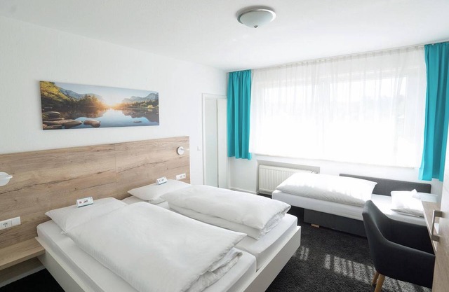 Triple room with sofa bed, bath/shower and WC
