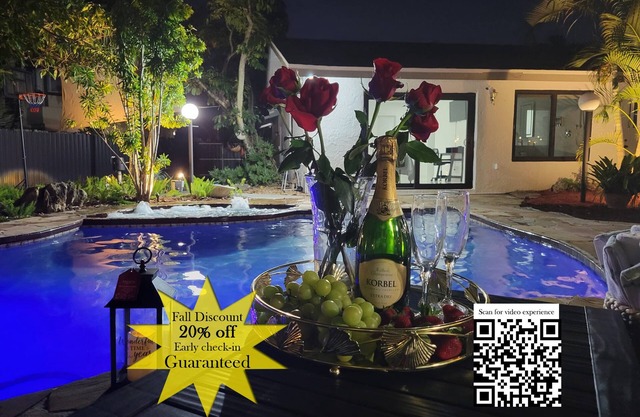 Tropical Oasis Miami/Beach/Hard Rock Stadium/8Bds/POOL/Jacuzzi/GAMES/BBQ