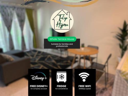Tulip Hijau Homestay - Bukit Beruntung - 4Bedrooms
