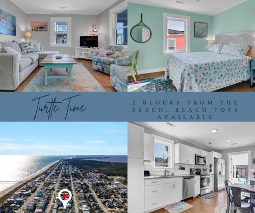 Turtle Time- Charming 3BR Getaway Near Kure Beach