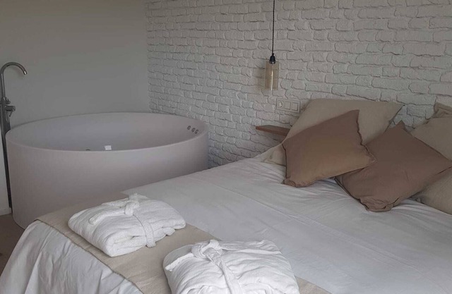 Two Red Wings, house with jacuzzi for two next to Peñafiel
