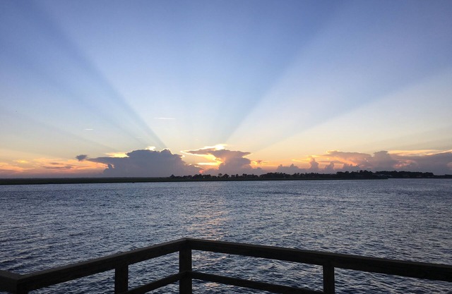 Tybee Beach Front House with Private Dock-Best location on Tybee!