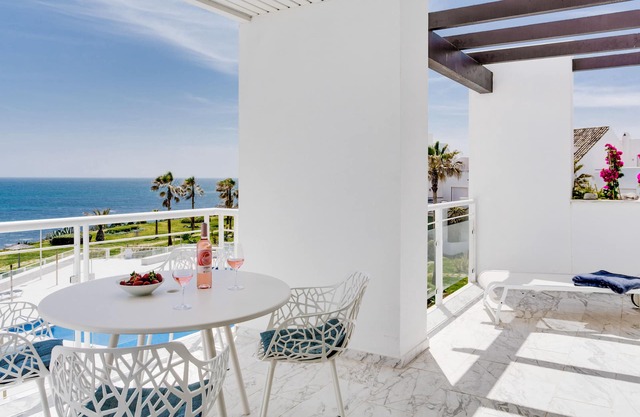 Unique Beachfront Apartment - Modern, Fantastic Sea Views & Direct Beach Access