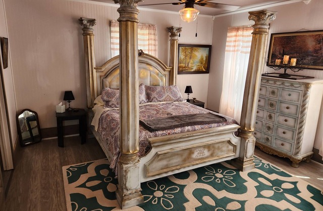 Unwind at the Lotus house Opal suite.