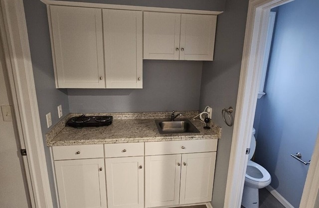 Updated studio/efficiency apartment