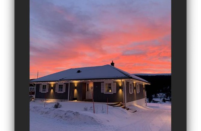 Utsikten i Sälens by