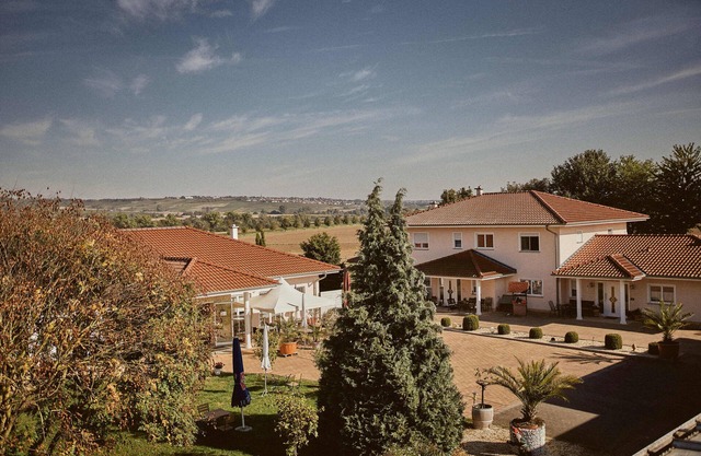Vacation apartment at the Winzerhof with a view of the vineyards.