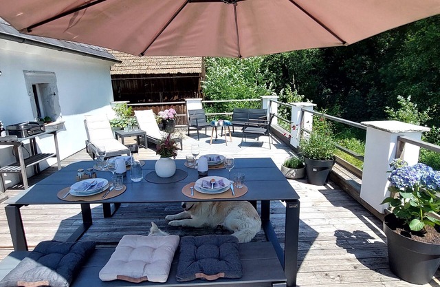 Vacation apartment with fantastic roof terrace