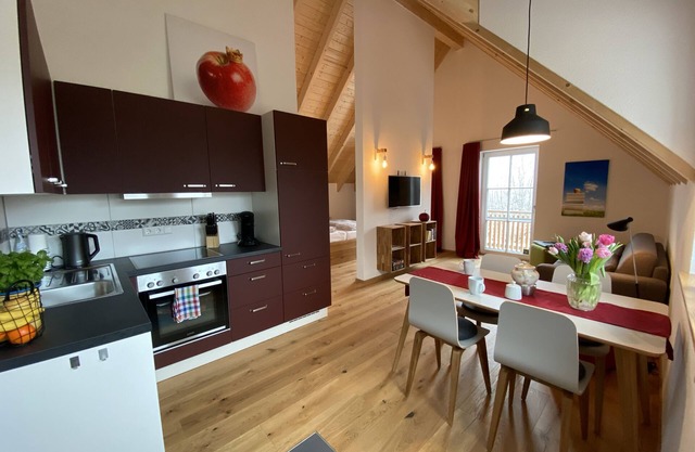 Vacation apartment in Großhöchberg - on the edge of the village and yet in the middle of it all