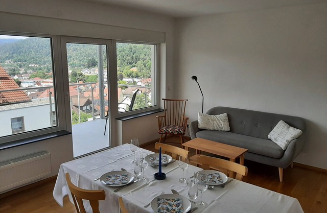 Vacation apartment in Eberbach with a view of the Neckar - between hiking trails and the old town