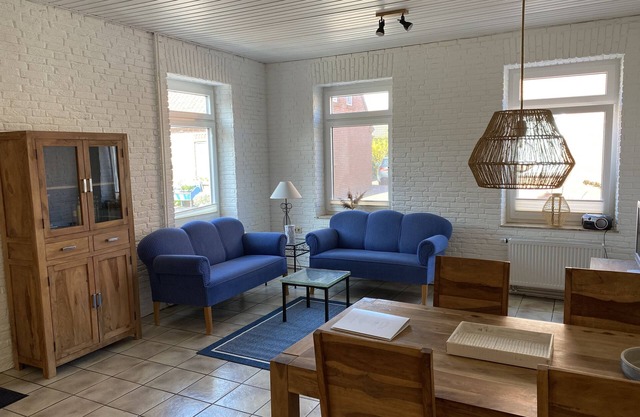 Vacation apartment "Seestern" with large garden in the heart of Pilsum
