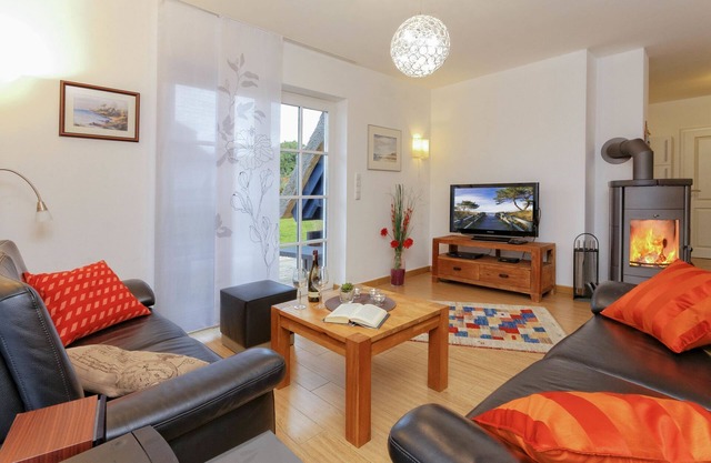 Vacation home Am Achterwasser 38 - pure relaxation with sauna and fireplace