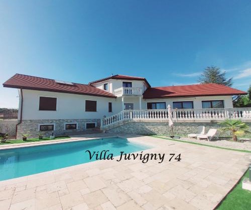 Villa 5*, 15 personnes, Piscine à 20 min de Genève