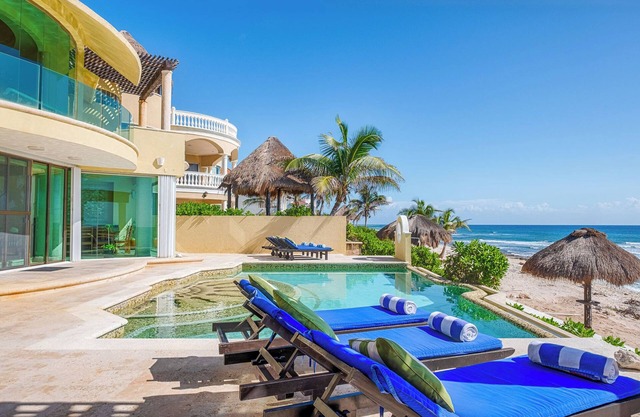 Villa Arghy: Private Beachfront House in Tulum, Mexico with Infinity Pool