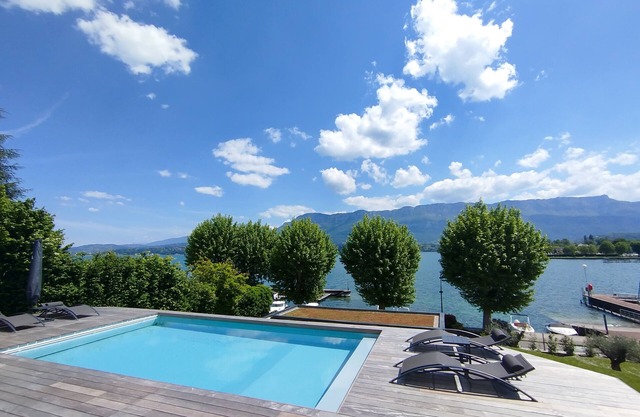 Villa d'exception Piscine vue et accès lac direct