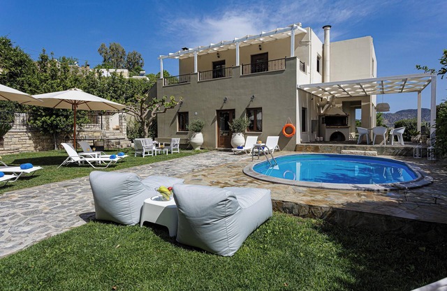 Villa Elodia with Pool & Garden in Heart of Crete