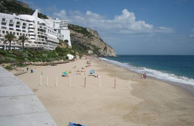 Villa In Sesimbra with garden by Beach With Sea & Castle Views
