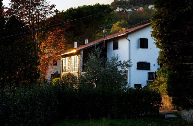 villa in the hills between Tuscany and Liguria