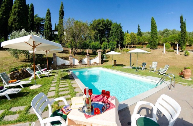 Villa in Uzzano with Private Pool & Garden