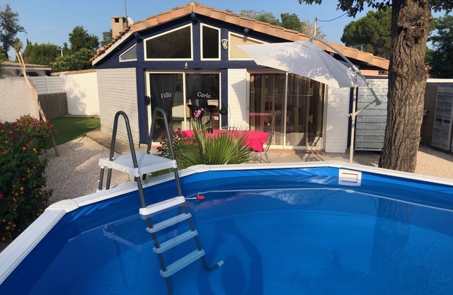 Villa indep. F2 Air-conditioned on 400 m², Beach 500 m, quiet, 3 p. Grau d'Agde