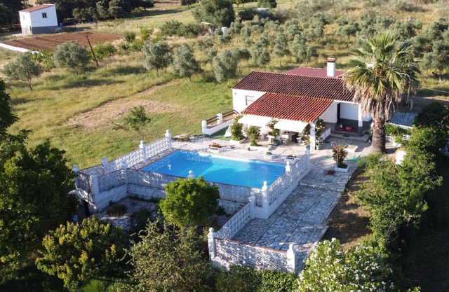 Villa 'La Blanca De Aroche' with Mountain View, Private Pool and Wi-Fi