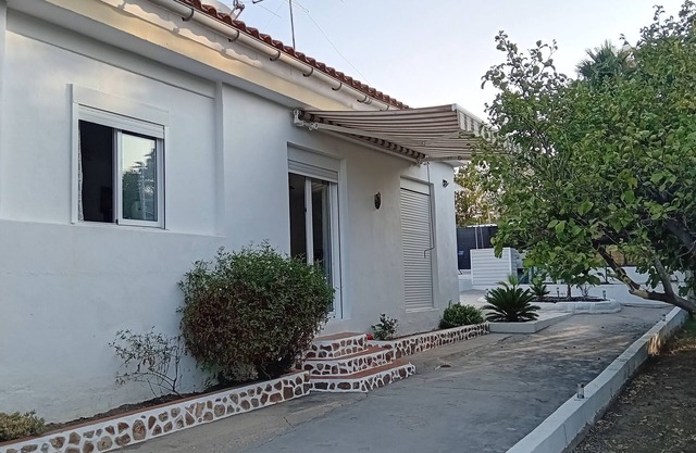 VILLA NEAR SEA AND MOUNTAINS IN TYPICAL VILLAGE