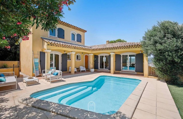 Villa Piscine Lealys Costebelle Clim/Wifi/plages