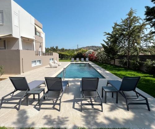 Villa Sweven Chania , Private Pool & Stunning Sunsets , Near the Beach