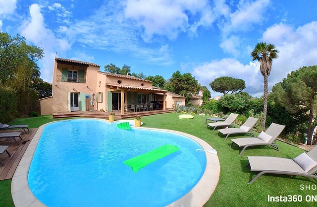 Villa with private pool for 12 in Golfe de Saint Tropez