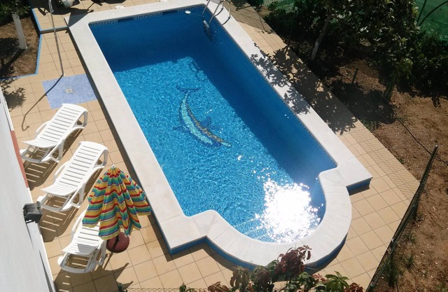 Villa with sea views, air conditioning and wifi, 800 meters from the beach.