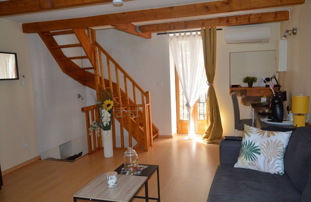 Village house near Lamalou-Les-Bains thermal baths and greenway (cycle path)