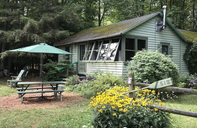 Vintage 50's lake cabin featured in Fresh Cottage Magazine's 'dream retreats'
