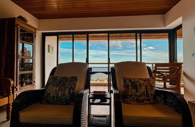 Vista para Oceano e Ar condicionado