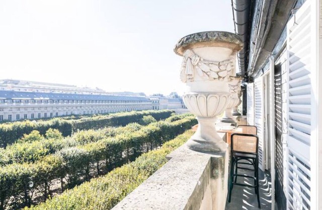 Vue Incroyable sur le Palais Royal " Emilie in Paris "