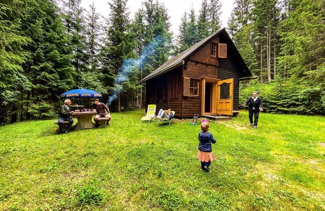 Waldhaus zu Graslupp - vacation home, bathroom, WC