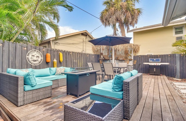 Walk to Beach: Treasure Island Gem w/Golf Cart!